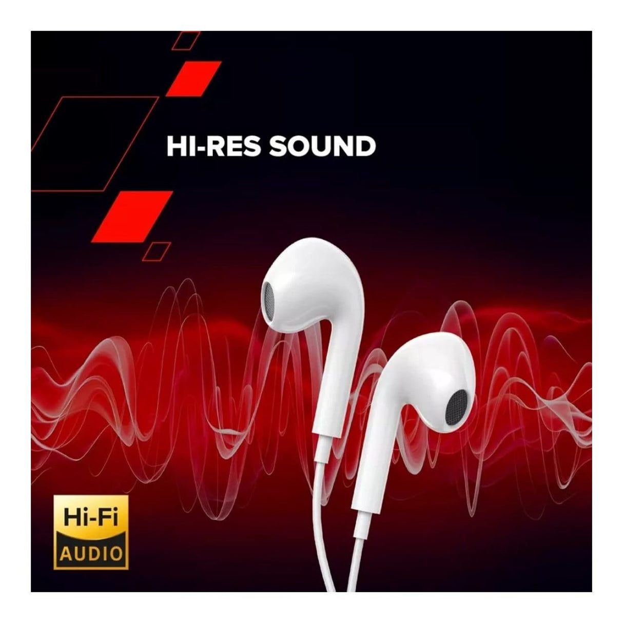 Canyon SEP-6 HiRes Sound Wired Earphone White CNS-CEP6W