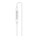 Canyon SEP-6 HiRes Sound Wired Earphone White CNS-CEP6W