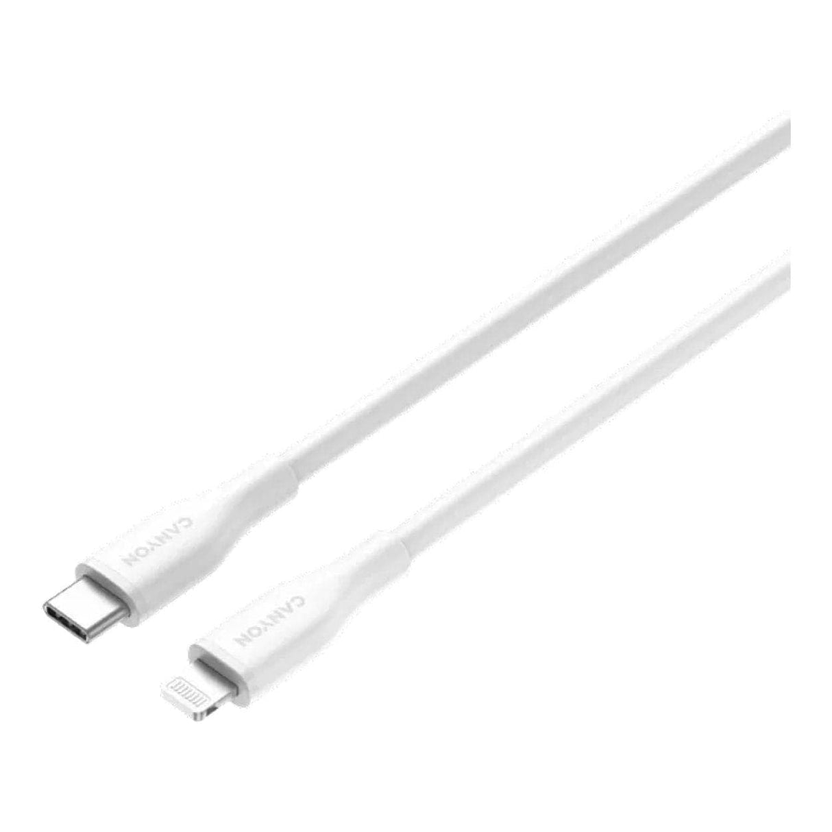Canyon 60W Type-C to Lightning Silicon Cable 1m White CNS-CLNM60SC10W
