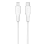 Canyon 60W Type-C to Lightning Silicon Cable 1m White CNS-CLNM60SC10W