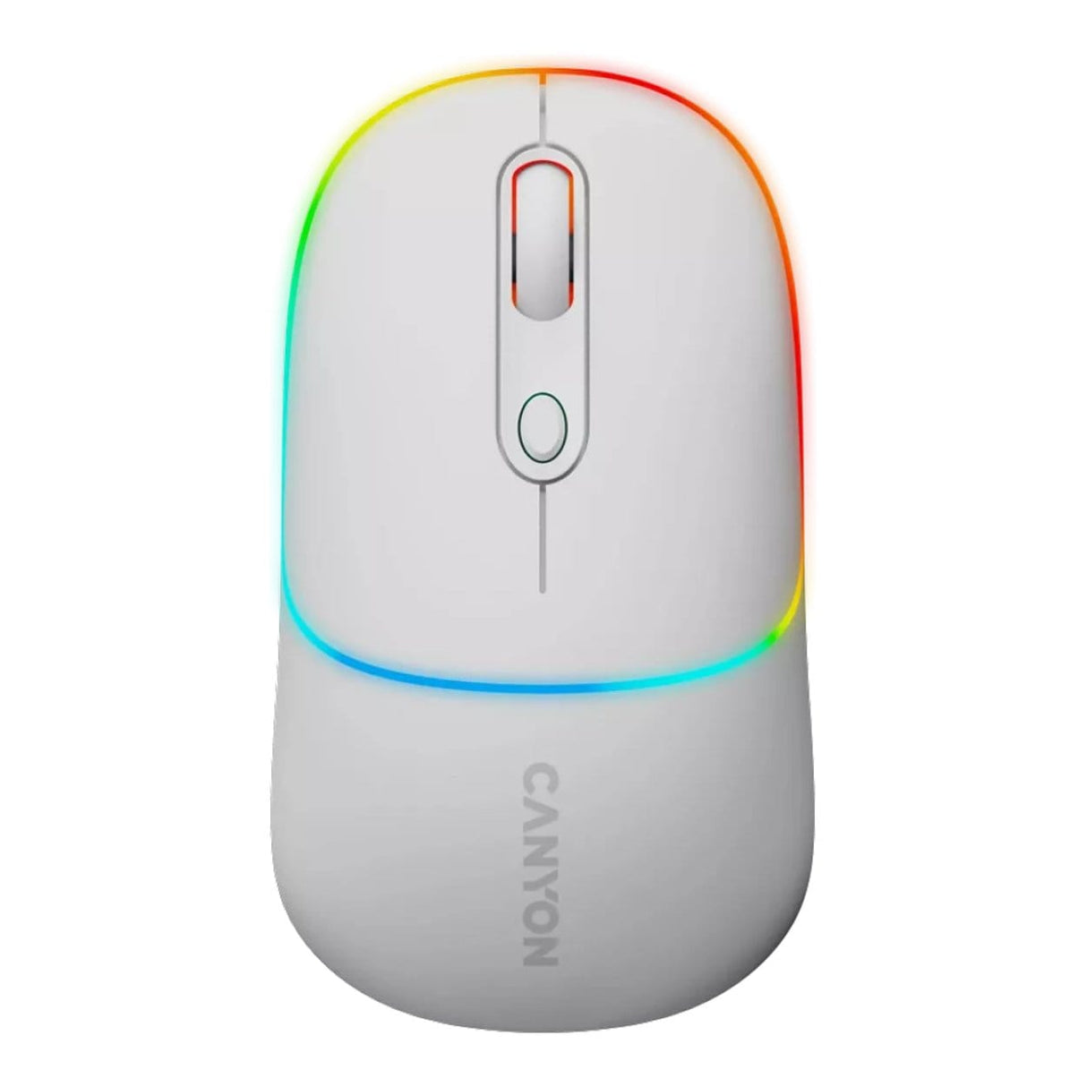 Canyon MW-22 Dual Mode RGB Wireless Mouse - Snow White CNS-CMSW22SW