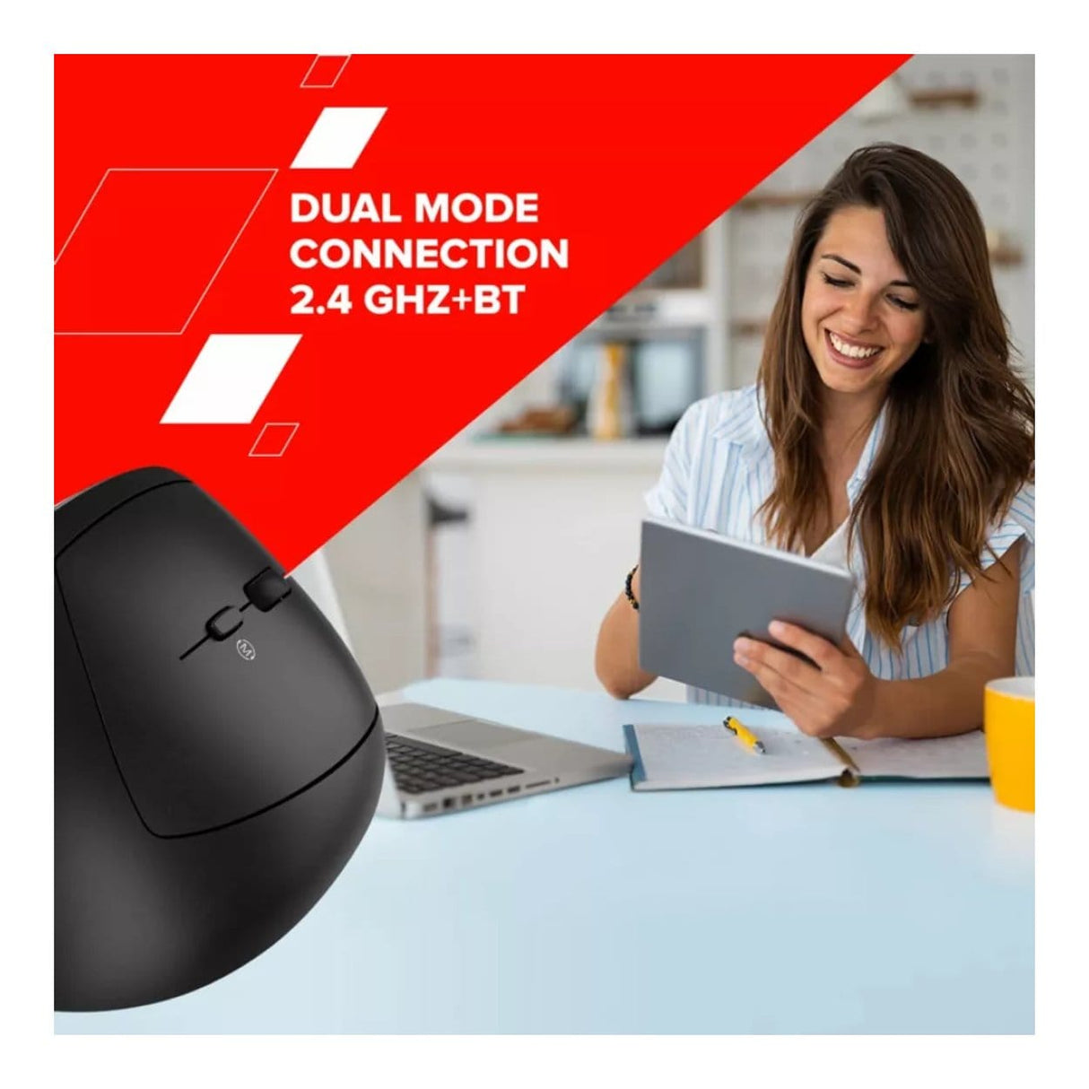 Canyon MW-25 Vertical Wireless Mouse Black CNS-CMSW25