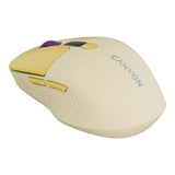 Canyon MW-26 LCD Wireless Silent Mouse Yellow CNS-CMSW26Y