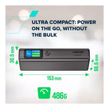 Canyon OnPower 230 20000mAh Power Bank Dark Grey CNS-CPB230DG