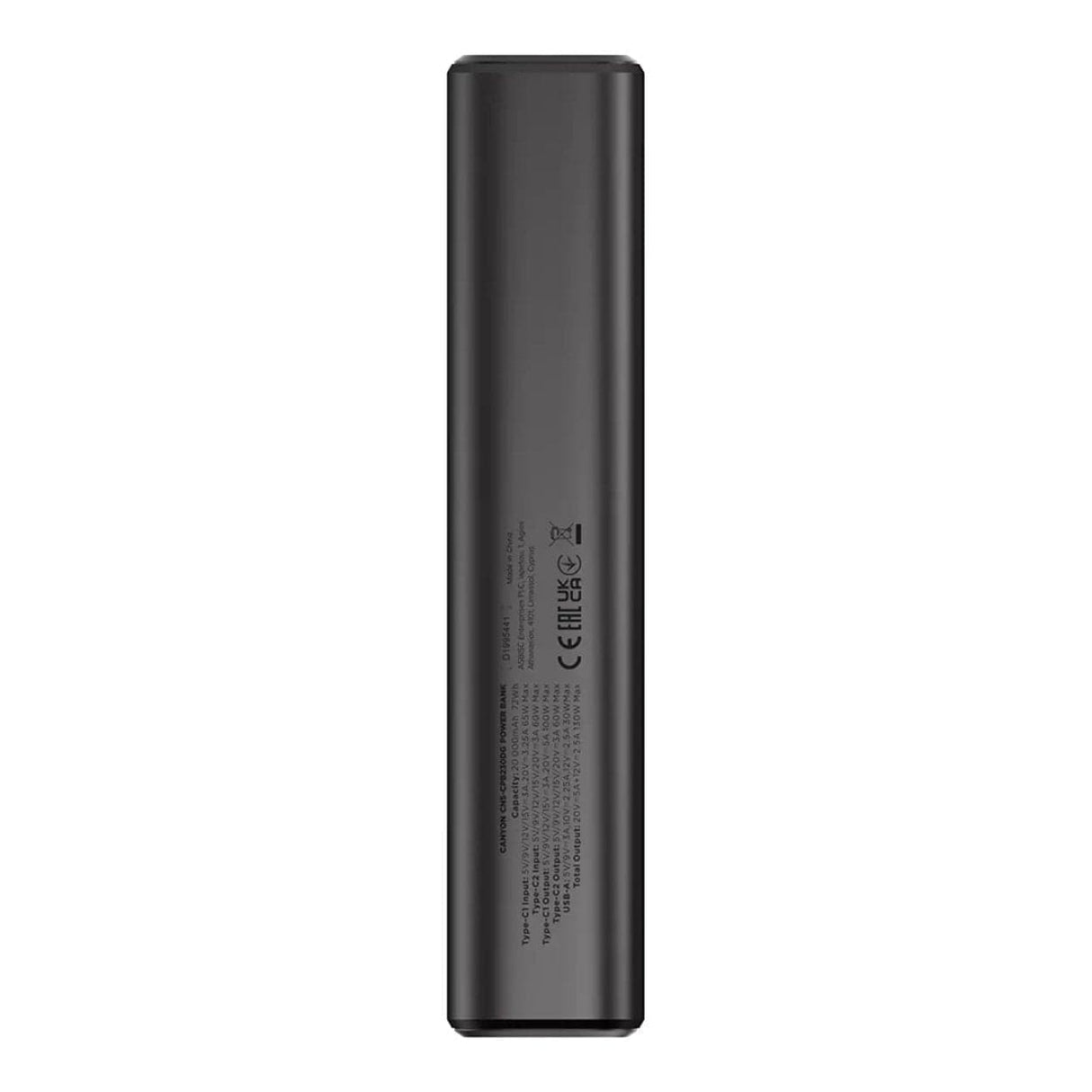 Canyon OnPower 230 20000mAh Power Bank Dark Grey CNS-CPB230DG