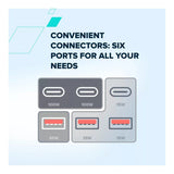 Canyon OnPower 610 60000mAh Power Bank White CNS-CPB610W