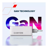 Canyon OnCharge 100ACC 4-port Charging Adapter White CNS-CUW100ACC