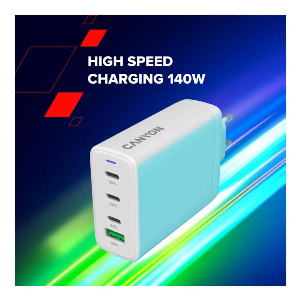 Canyon OnCharge 140ACC 140W Charging Adapter White CNS-CUW140ACC