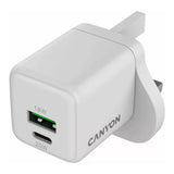 Canyon 20W USB Fast Charging Wall Charger White CNS-CUW20AC-UK