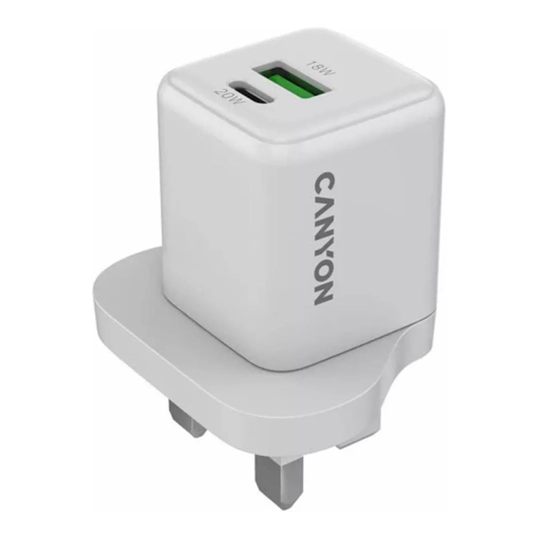 Canyon 20W USB Fast Charging Wall Charger White CNS-CUW20AC-UK