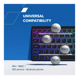 Canyon HKB-W11 RGB Wireless Keyboard Black CNS-HBTK11B