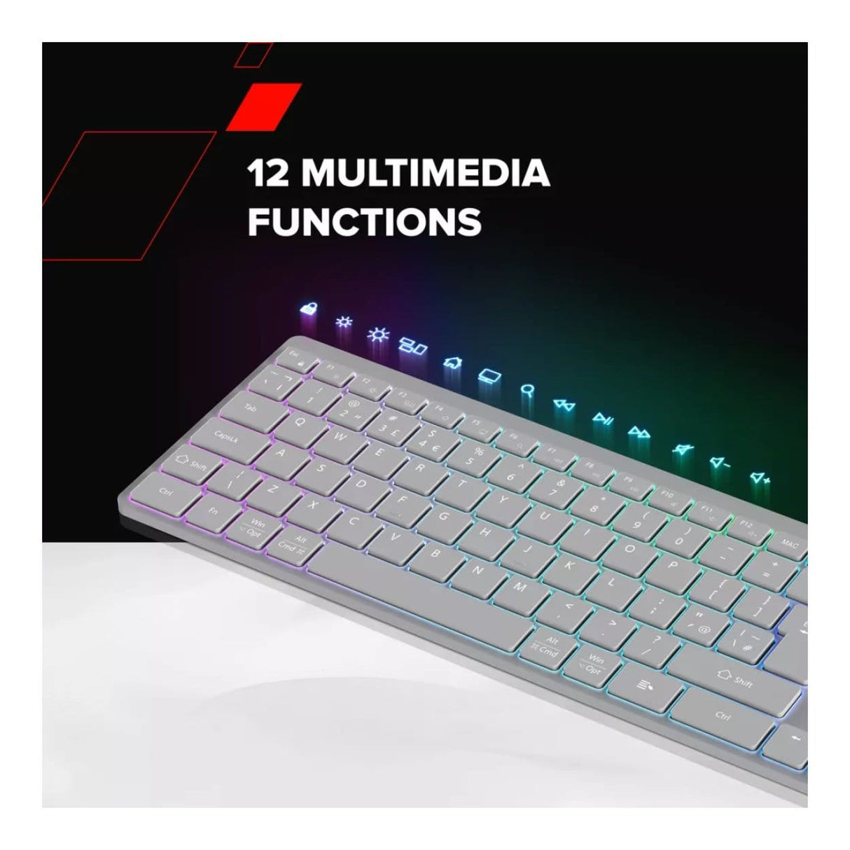 Canyon HKB-W11 RGB Wireless Keyboard Black CNS-HBTK11B