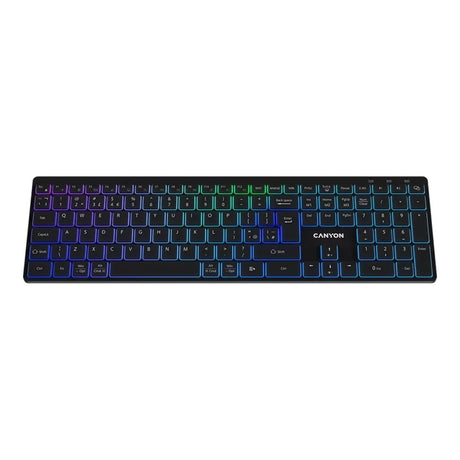 Canyon HKB-W11 RGB Wireless Keyboard Black CNS-HBTK11B