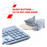 Canyon HKB-W01 Wireless Keyboard Blue CNS-HKBW01BL