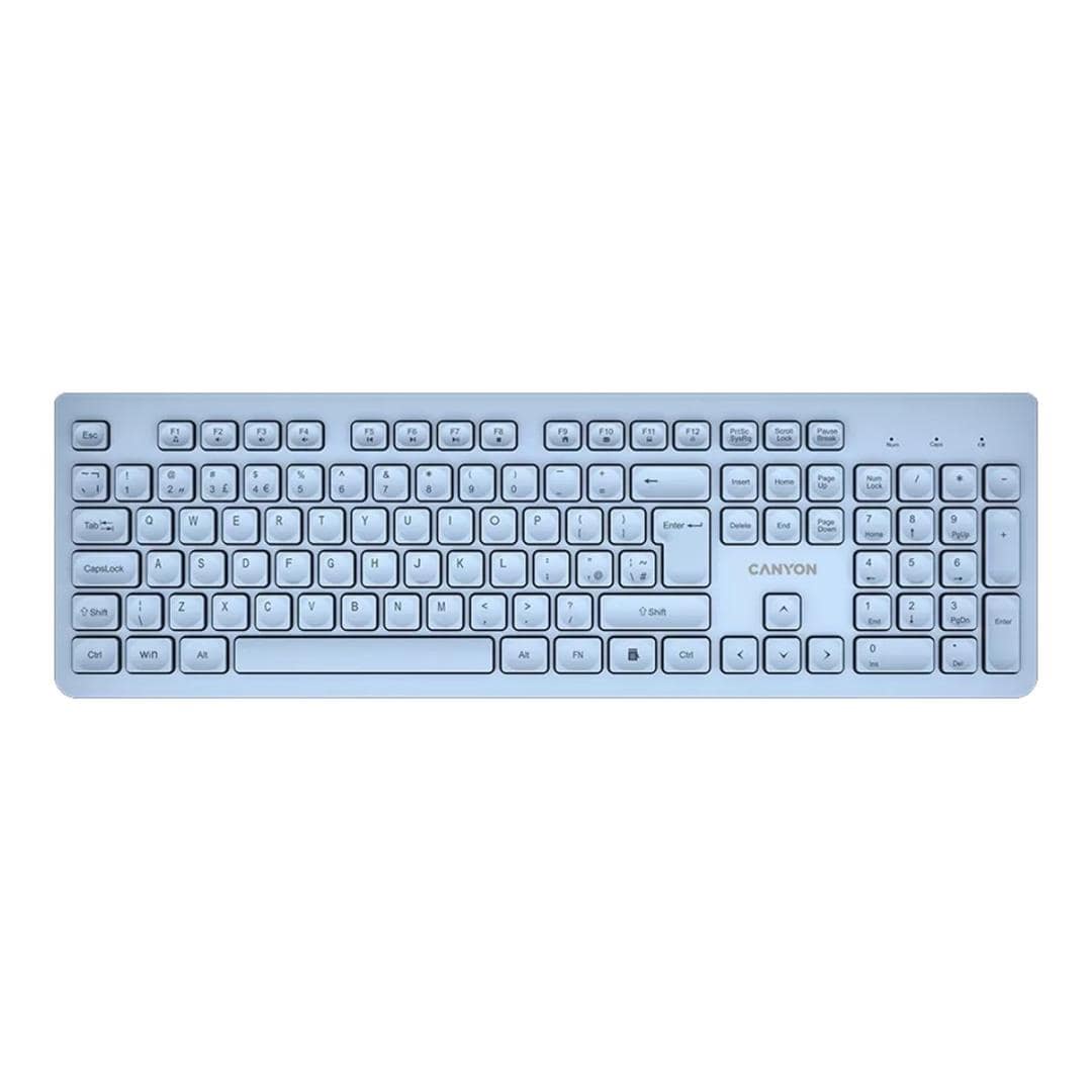 Canyon HKB-W01 Wireless Keyboard Blue CNS-HKBW01BL