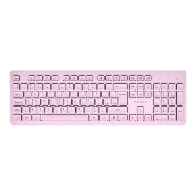 Canyon HKB-W01 Wireless Keyboard Pink CNS-HKBW01P