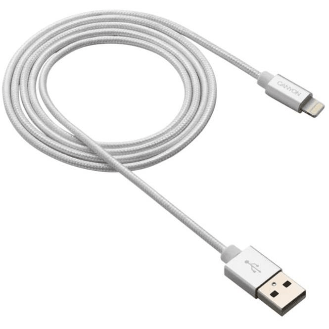 Canyon MFI-3 Type-A to Lightning Cable 96cm Pearl White CNS-MFIC3PW