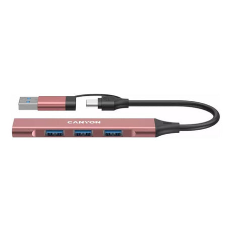 Canyon DS-02 4-in-1 Type-C Hub Pink CNS-TDS02P