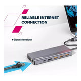 Canyon DS-16 13-in-1 Type-C Ethernet Hub Grey CNS-TDS16