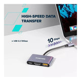 Canyon DS-17 6-in-1 Type-C Hub Grey CNS-TDS17