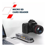 Canyon DS-17 6-in-1 Type-C Hub Grey CNS-TDS17