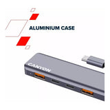 Canyon DS-18 5-in-1 Type-C Hub Grey CNS-TDS18