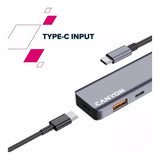 Canyon DS-18 5-in-1 Type-C Hub Grey CNS-TDS18