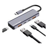 Canyon DS-18 5-in-1 Type-C Hub Grey CNS-TDS18