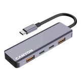 Canyon DS-18 5-in-1 Type-C Hub Grey CNS-TDS18