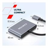 Canyon DS-3 3-in-1 Type-C Hub Dark Grey CNS-TDS3