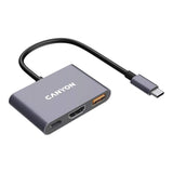 Canyon DS-4 3-in-1 Type-C Hub Grey CNS-TDS4