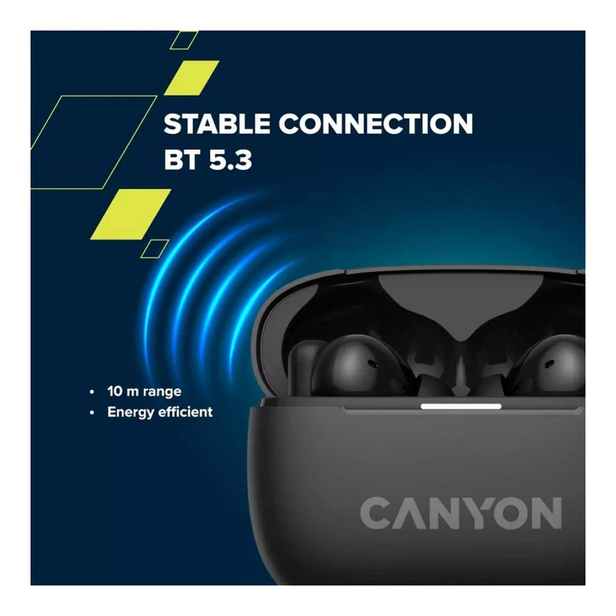 Canyon OnGo 10 TWS Earbuds Black CNS-TWS10B