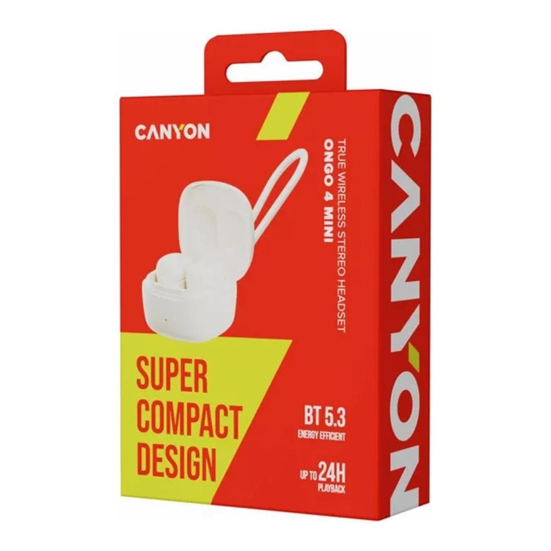 Canyon OnGo 4 Mini TWS Earbuds Beige CNS-TWS4BE