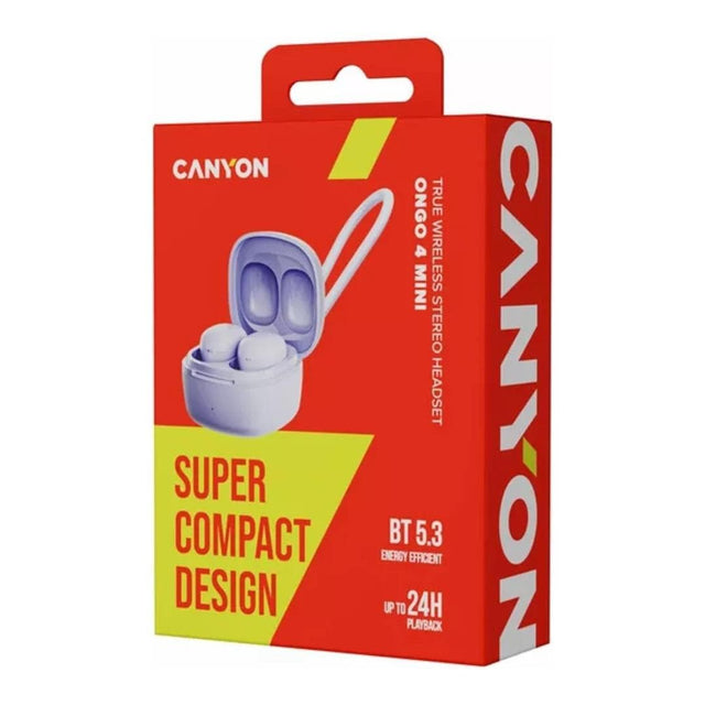 Canyon OnGo 4 Mini TWS Earbuds Purple CNS-TWS4P