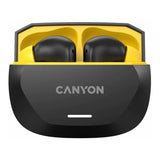 Canyon Hexagon 7 True Wireless Stereo Headset Black and Yellow CNS-TWS7BY