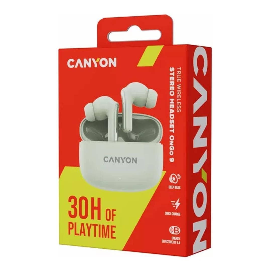 Canyon OnGo 9 TWS Earbuds Green CNS-TWS9G