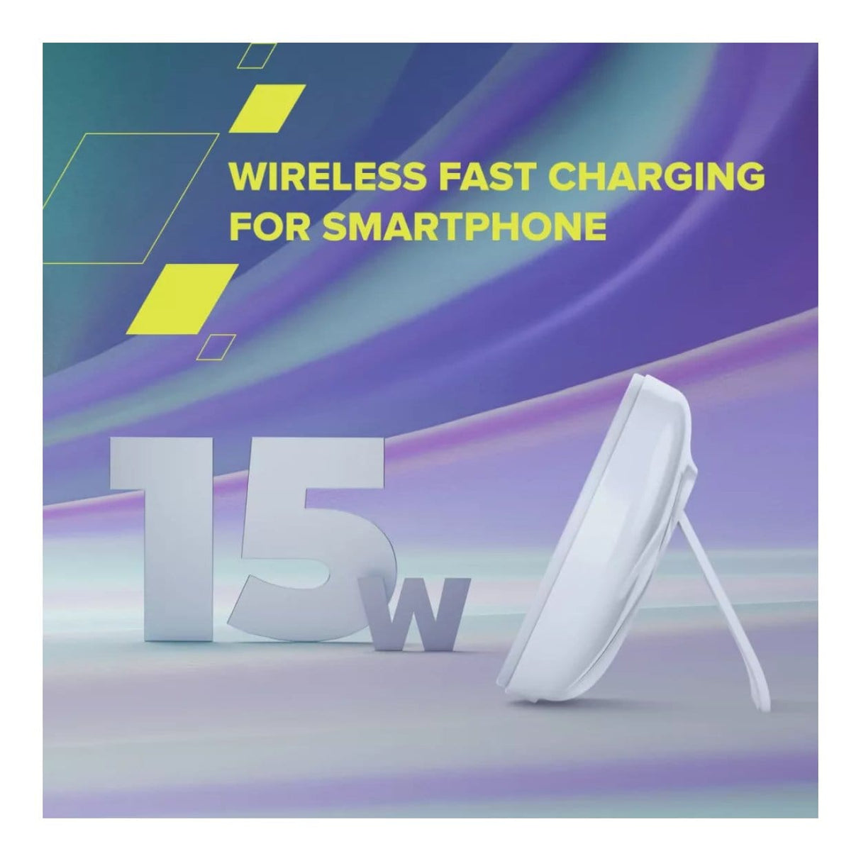 Canyon OnCharge 105 15W Qi2 Wireless Charging Pad White CNS-WCS105W