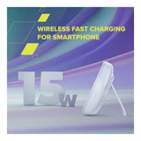 Canyon OnCharge 105 15W Qi2 Wireless Charging Pad White CNS-WCS105W