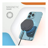 Canyon Hexagon 110 15W Qi2 Wireless Charging Pad Dark Grey CNS-WCS110