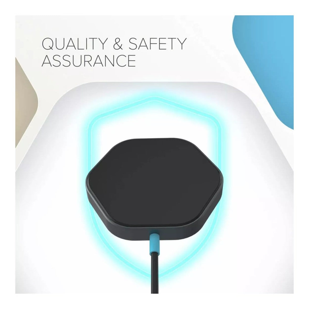 Canyon Hexagon 110 15W Qi2 Wireless Charging Pad Dark Grey CNS-WCS110