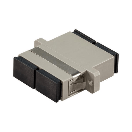 Premium Line Duple SC/PC Midcoupler Ceramic Sleeve Beige Fibre Cable CNT-SC-MM-DUP-PC