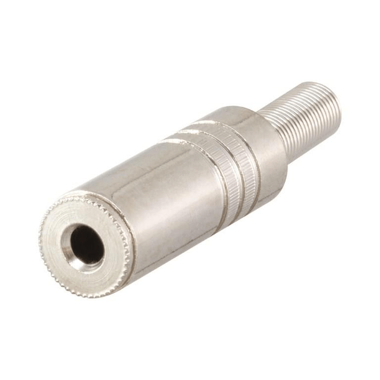 LinkQnet 3.5mm Stereo Female Jack Metal Connector CNT-STEREO-F-METAL