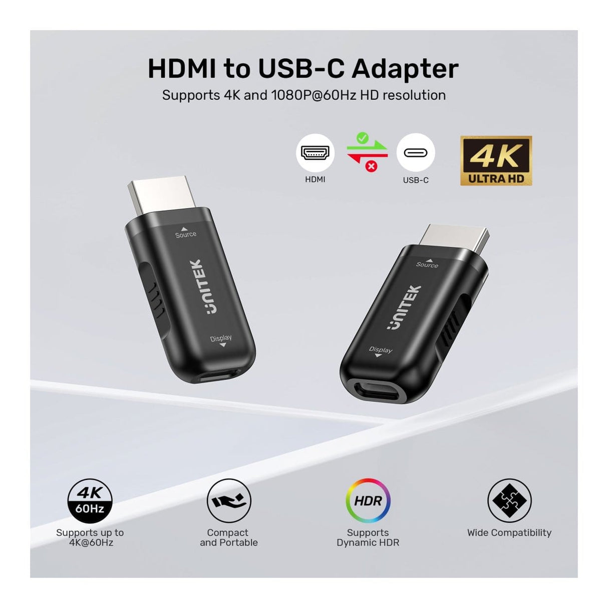 Unitek V1187B 4K HDMI to USB-C Adapter CNV-HDMI-USB-C-ADAPT
