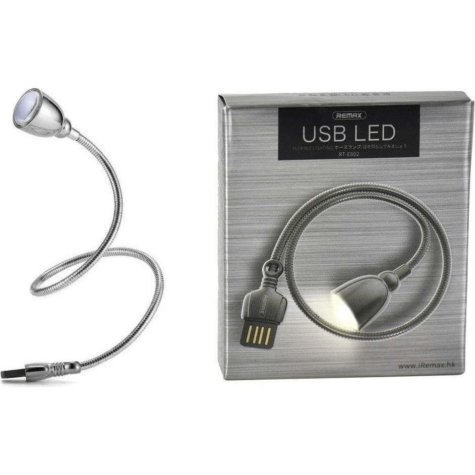Remax Star RT-E602 USB LED Hose Lamp Silver CNV-LED-HOSE-LAMP-S
