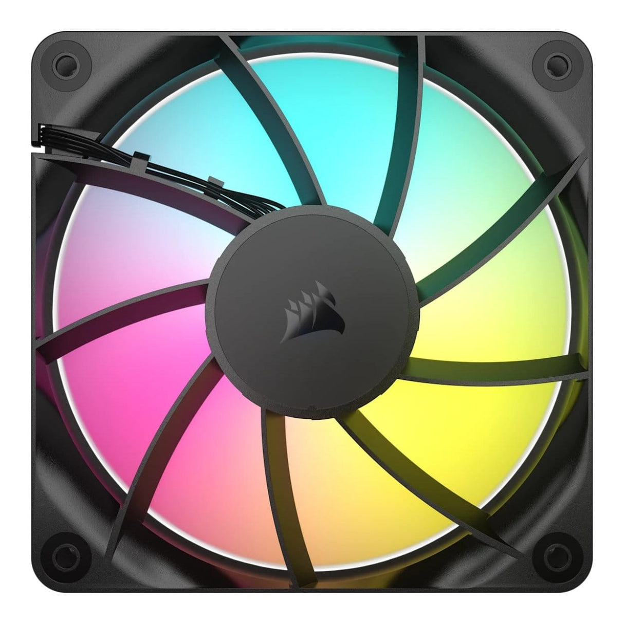 Corsair RS120 ARGB 120mm PWM Computer Case Fan Black 1-pack CO-9050180-WW