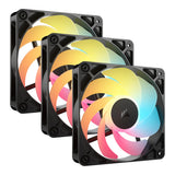 Corsair RS120-R ARGB 120mm PWM Reverse Fans Black - 3-pack CO-9050196-WW