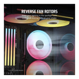 Corsair iCUE LINK LX140-R RGB 140mm PWM Reverse Fan Expansion CO-9051051-WW