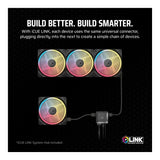 Corsair iCUE LINK LX140-R RGB 140mm PWM Reverse Fans Starter Kit 2-pack CO-9051052-WW