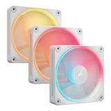Corsair iCUE LINK LX120-R RGB 120mm PWM Reverse Fans Starter Kit - White 3-pack CO-9051054-WW