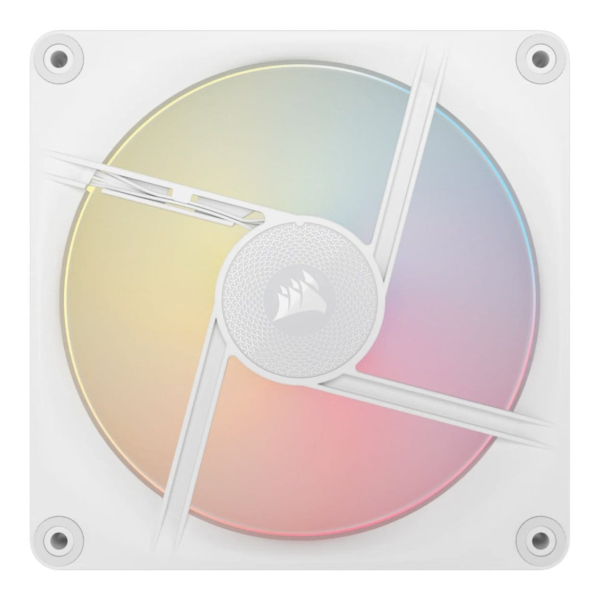 Corsair iCUE LINK LX140-R RGB 140mm PWM Reverse Fans Starter Kit - White 2-pack CO-9051056-WW